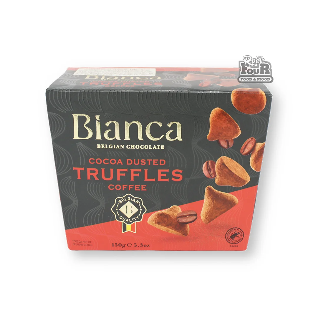 Տրյուֆելներ «Bianca» պատված կակաոյի փոշիով, սուրճի համով 150գ